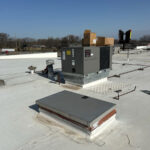 A Commercial Ruud AC unit installed by Missouri Furnace & Air Conditioning.