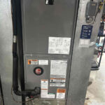 A Rheem air handler installed by Missouri Furnace & Air Conditioning.