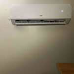An Aux ductless mini split system installed by Missouri Furnace & Air Conditioning.