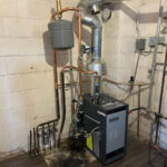 A boiler installed by Missouri Furnace & Air Conditioning.