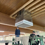 A diffuser installation by Missouri Furnace & Air Conditioning.