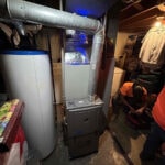 A furnace installation by Missouri Furnace & Air Conditioning.
