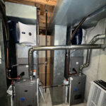 Two furnaces installed by Missouri Furnace & Air Conditioning.