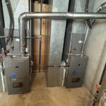 Two furnaces installed by Missouri Furnace & Air Conditioning.