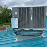 An AC roof top unit installed by Missouri Furnace & Air Conditioning.