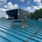 An AC roof top unit installed by Missouri Furnace & Air Conditioning.