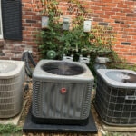 A new Rheem AC unit installed by Missouri Furnace & Air Conditioning.